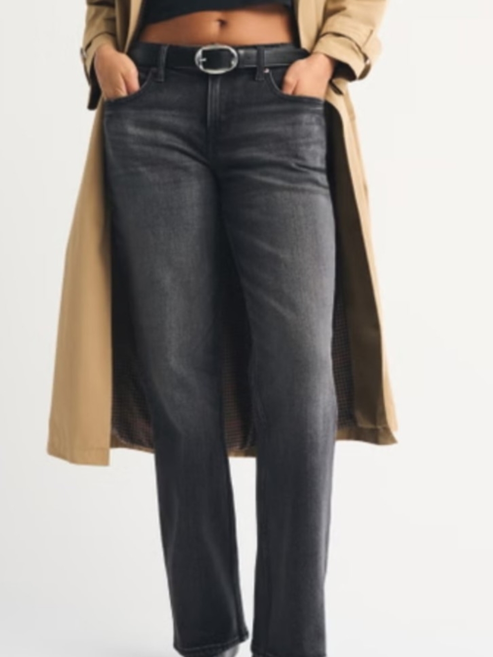Abercrombie & Fitch Curve Love High Rise 90s Relaxed Jean